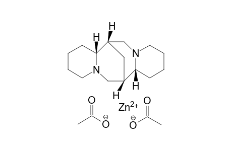 (-)-alpha-isosparteine zinc(II) diacetate