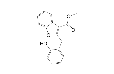 3-Benzofurancarboxylic acid, 2-[(2-hydroxyphenyl)methyl]-, methyl ester