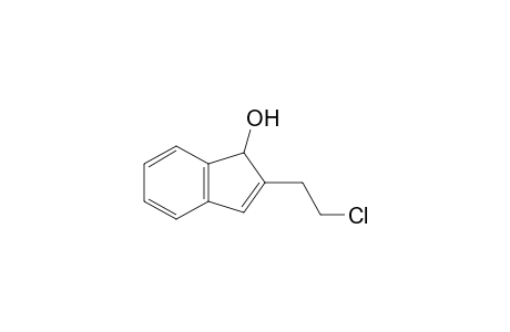 1H-Inden-1-ol, 2-(2-chloroethyl)-
