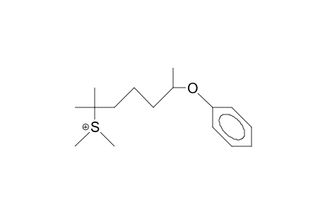 (6-Methyl-2-phenoxy-hept-6-yl)-dimethyl-sulfonium cation