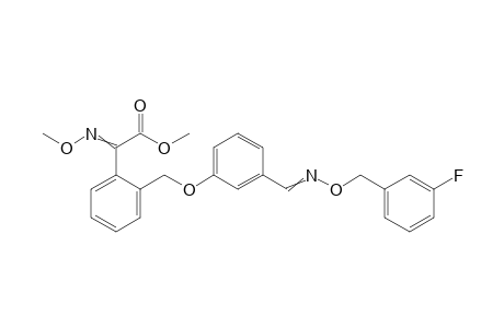 Benzeneacetic acid, 2-[[3-[[[(3-fluorophenyl)methoxy]imino]methyl]phenoxy]methyl]-alpha-(methoxyimino)-, methyl ester