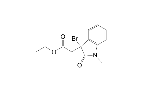 3-Bromo-3-((ethoxycarbonyl)methyl)-1-methylindol-2-one