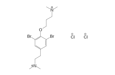 APLYSAMINE-1;3,5-DIBROMO-4-[3'-(DIMETHYLAMMONIO)-PROPOXY]-N,N-DIMETHYLBENZENEETHANAMINIUM-DIHYDROCHLORIDE