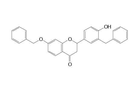 3'-Benzyl-7-(benzyloxy)-4'-hydroxyflavanone
