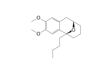 5-Butyl-5,6,7,8,9,10-hexahydro-2,3-dimethoxy-5,9-epoxycyclooctene