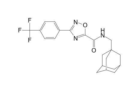 N-(1-adamantylmethyl)-3-[4-(trifluoromethyl)phenyl]-1,2,4-oxadiazole-5-carboxamide