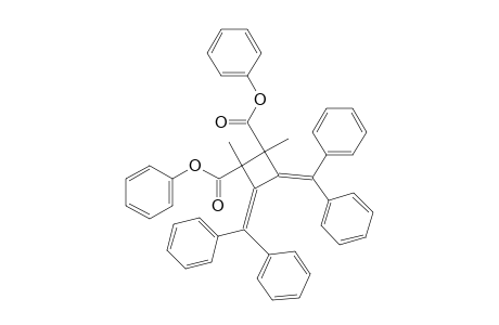 1,2-Cyclobutanedicarboxylic acid, 3,4-bis(diphenylmethylene)-1,2-dimethyl-, diphenyl ester