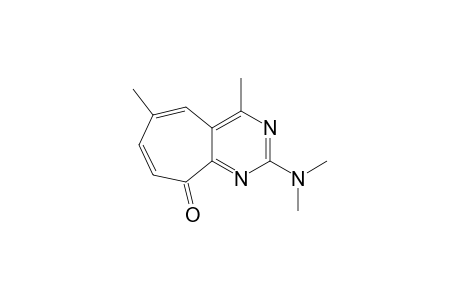 2-(dimethylamino)-4,6-dimethyl-9-cyclohepta[d]pyrimidinone