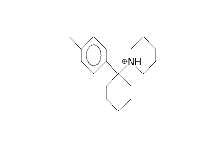 1-(4-Tolyl)-1-piperidinyl-cyclohexane cation