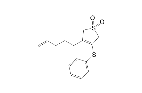 3-(4-Pentenyl)-4-(phenylthio)-3-sulfolene