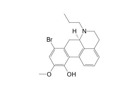 8-Bromo-N-propyl-N-demethyl-apocodeine