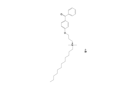 N,N-DIMETHYL-N-(3-(BENZOYL-4-PHENOXY))-N-N-DODECYLAMMONIUM-BROMIDE