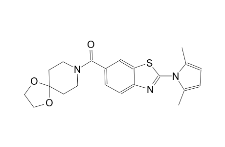 1,4-dioxa-8-azaspiro[4.5]decane, 8-[[2-(2,5-dimethyl-1H-pyrrol-1-yl)-6-benzothiazolyl]carbonyl]-
