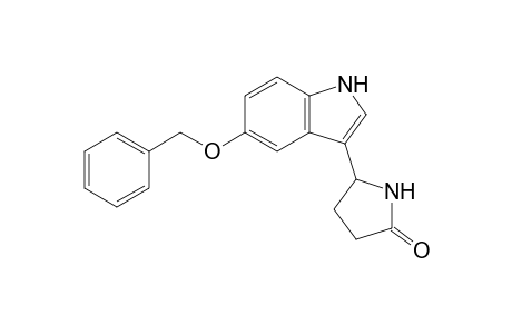 5-(5-Benzyloxy-1H-indol-3-yl)pyrrolidin-2-one