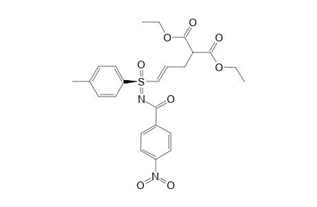 Diethyl (2E,Rs)-3-p-tolyl-N-(p-nitrobenzoyl)sulfoximino-2-propenylmalonate