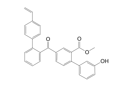 Methyl 3'-Hydroxy-4-(4'-vinylbiphenylcarbonyl)biphenyl-2-carboxylate