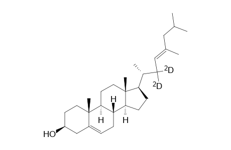 26,27-Dinorcholesta-5,23-dien-22,22-D2-3-ol, 24-(2-methylpropyl)-, (3.beta.,23Z)-