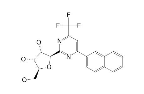2-(BETA-D-RIBOFURANOSYL)-4-(2-NAPHTYL)-6-(TRIFLUOROMETHYL)-PYRIMIDINE