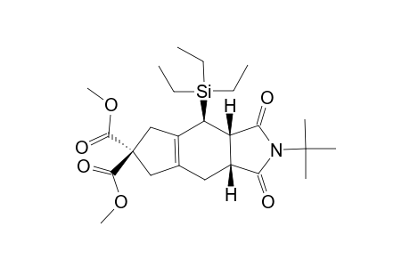 (3aS,4S,8aR)-2-tert-butyl-1,3-diketo-4-triethylsilyl-3a,4,5,7,8,8a-hexahydrocyclopenta[f]isoindole-6,6-dicarboxylic acid dimethyl ester