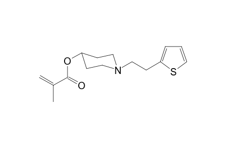 1-[2-(Thiophen-2-yl)ethyl]piperidin-4-yl-2-methylprop-2-enoate