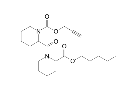 Pipecolylpipecolic acid, N-propargyloxycarbonyl-, pentyl ester