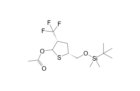 (3S,5R)-5-(tert-Butyldimethylsilyloxymethyl)-3-trifluoromethyltetrahydrothiophen-2-yl acetate