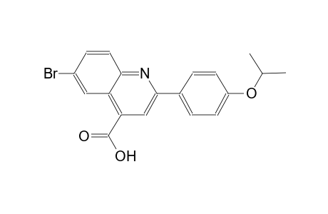 6-bromo-2-(4-isopropoxyphenyl)-4-quinolinecarboxylic acid