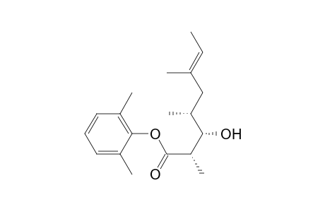 (2,6-dimethylphenyl) (E,2S,3S,4R)-2,4,6-trimethyl-3-oxidanyl-oct-6-enoate
