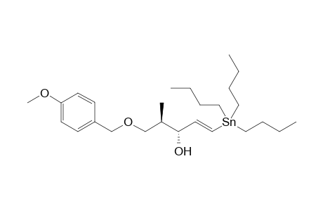 (3R,4R,E)-5-((4-Methoxybenzyl)oxy)-4-methyl-1-(tributylstannyl)pent-1-en-3-ol