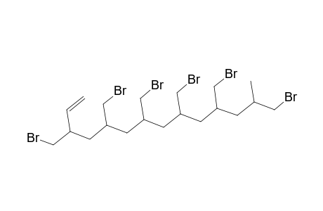 3,5,7,9,11,13-Hexa(bromomethyl)tetradec-1-ene