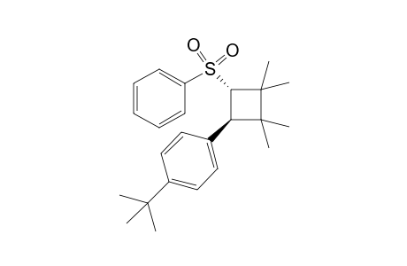 trans-1-(tert-Butyl)-4-(2,2,3,3-tetramethyl-4-(phenylsulfonyl)cyclobutyl)benzene
