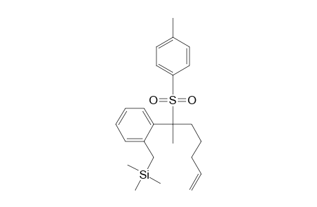 Trimethyl-[2-(1-methyl-1-tosyl-hex-5-enyl)benzyl]silane
