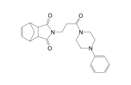 2-(3-oxo-3-(4-phenylpiperazin-1-yl)propyl)-3a,4,7,7a-tetrahydro-1H-4,7-methanoisoindole-1,3(2H)-dione