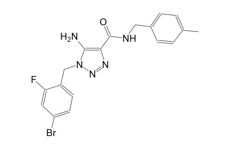 1H-1,2,3-triazole-4-carboxamide, 5-amino-1-[(4-bromo-2-fluorophenyl)methyl]-N-[(4-methylphenyl)methyl]-