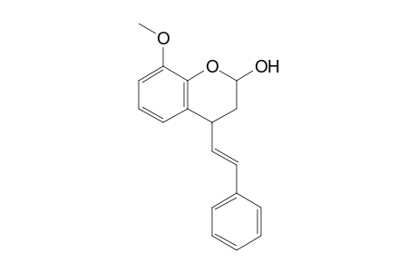 8-Methoxy-4-styrylchroman-2-ol