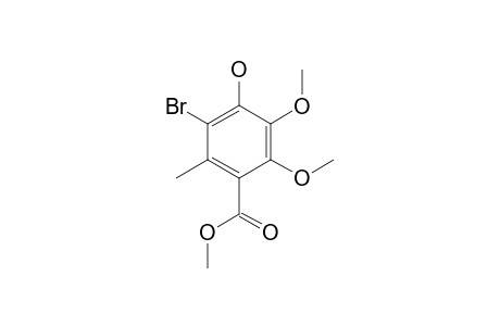 5-bromo-4-hydroxy-2,3-dimethoxy-6-methyl-benzoic acid methyl ester