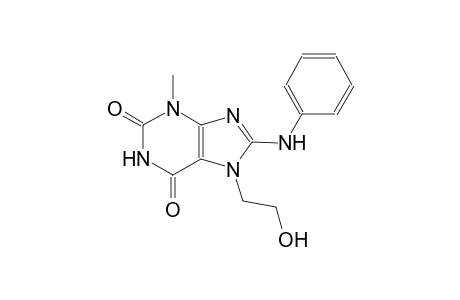 8-anilino-7-(2-hydroxyethyl)-3-methyl-3,7-dihydro-1H-purine-2,6-dione