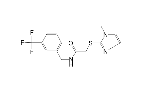 2-[(1-methyl-1H-imidazol-2-yl)sulfanyl]-N-[3-(trifluoromethyl)benzyl]acetamide