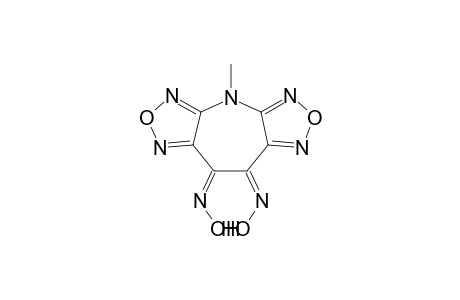 4-Methyl-4H-bis[1,2,5]oxadiazolo[3,4-b:3',4'-f]azepine-8,9-dione Dioxime