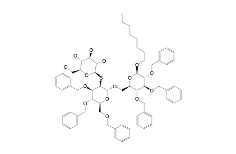 OCTYL_BETA-D-GLUCOPYRANOSYL-(1->2)-3,4,6-TRI-O-BENZYL-2-DEOXY-2-THIO-ALPHA-D-MANNOPYRANOSYL-(1->6)-2,3,4-TRI-O-BENZYL-BETA-D-GLUCOPYRANOSIDE