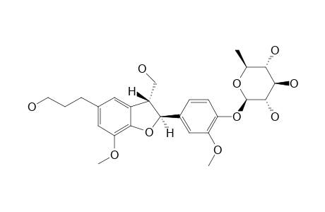 (+)-DIHYDRODEHYDRODICONIFERYL-ALCOHOL-4-O-ALPHA-L-RHAMNOPYRANOSIDE