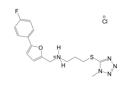 N-{[5-(4-fluorophenyl)-2-furyl]methyl}-3-[(1-methyl-1H-tetraazol-5-yl)sulfanyl]-1-propanaminium chloride