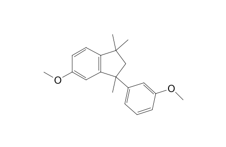 1,3,3-Trimethyl-6-methoxy-1-(m-anisolyl)indane