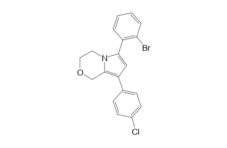 6-(2-BROMOPHENYL)-8-(4-CHLOROPHENYL)-3,4-DIHYDRO-1H-PYRROLO-[2,1-C]-[1,4]-OXAZINE