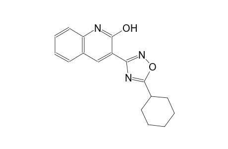 3-(5-cyclohexyl-1,2,4-oxadiazol-3-yl)-2-quinolinol