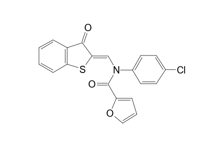 Furan-2-carboxylic acid, (4-chlorophenyl)(3-oxo-3H-benzo[b]thiophen-2-ylidenemethyl)amide