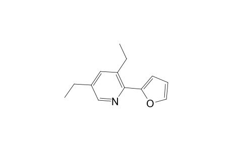 3,5-Diethyl-2-(2-furyl)pyridine