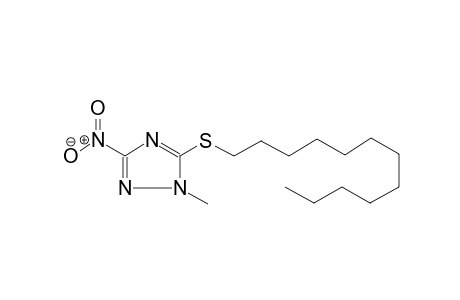 1H-1,2,4-triazole, 5-(dodecylthio)-1-methyl-3-nitro-