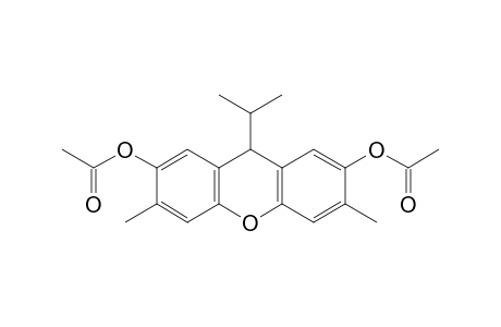 2,7-Diacetoxy-3,6-dimethyl-9-isopropyl-9H-xanthene