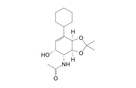 N-((3aS,4R,5R,7aR)-7-Cyclohexyl-5-hydroxy-2,2-dimethyl-3a,4,5,7a-tetrahydrobenzo[d][1,3]dioxol-4-yl)acetamide